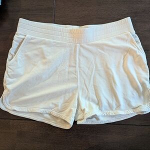 Peter Millar White Athletic Shorts Lightweight Comfort